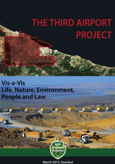 Istanbul 3rd Airport report, North Forest Defence, cover