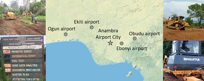 cluster of airport-related conflicts in Nigeria