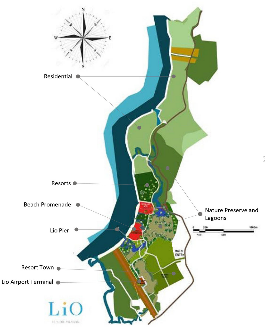 Lio Site Development Plan, Philippine Properties To Invest, 2018. Graphic: http://www.phpropertiestoinvest.com/room/lio-commercial-lots/
