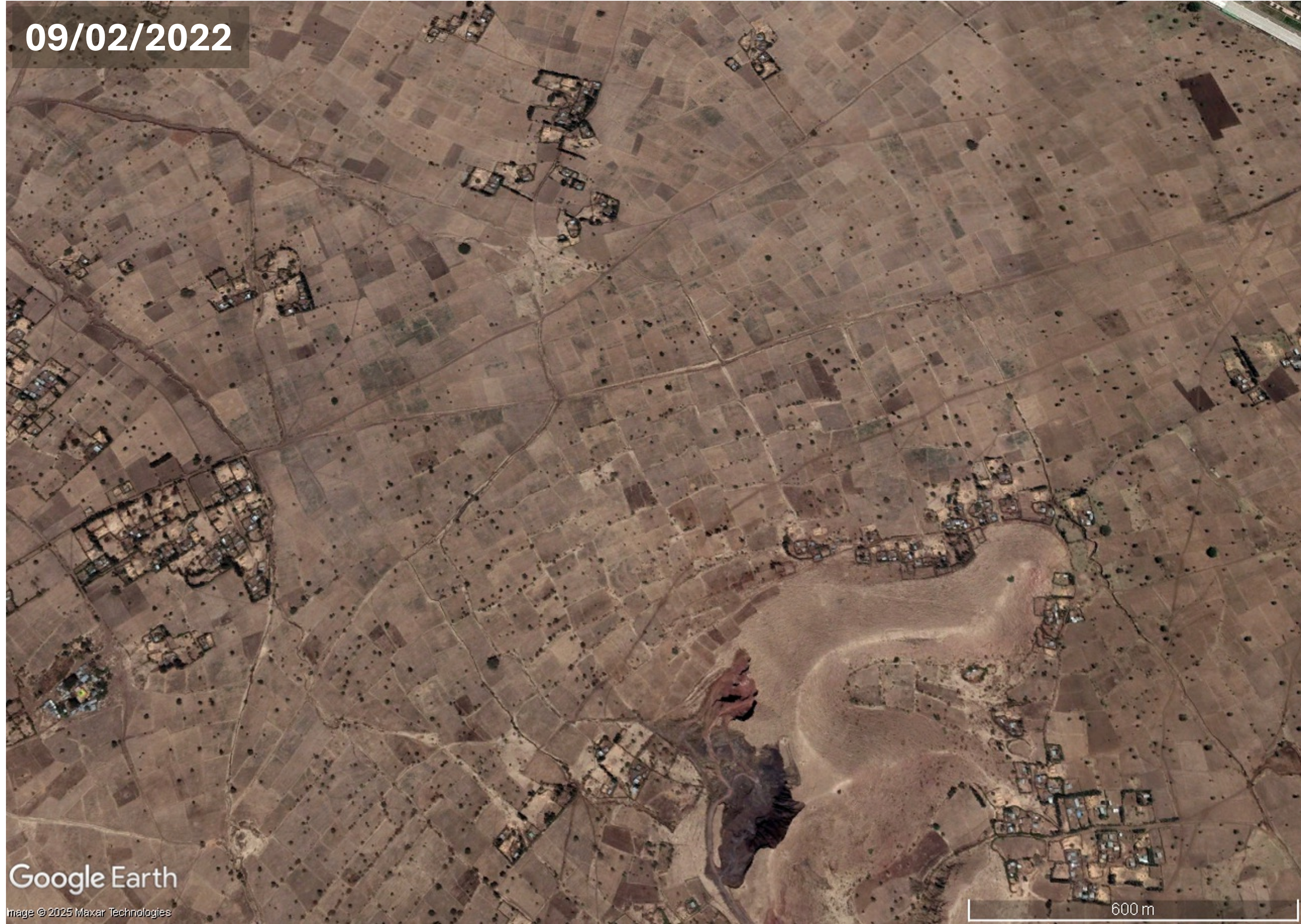 Aerial imagery of Bishoftu Airport site, 9th Februay 2022