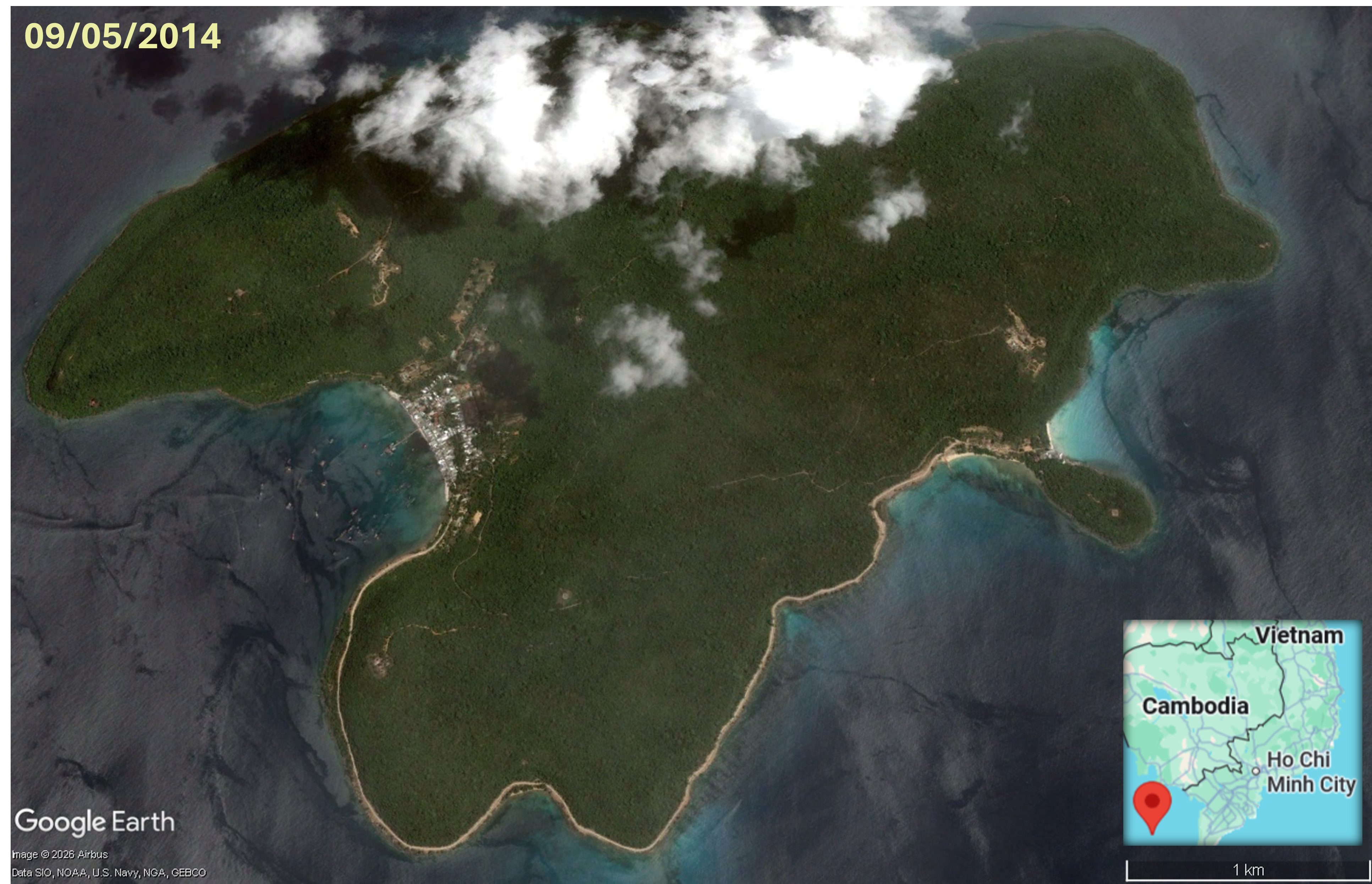 Tho Chu Island, aerial imagery 9th May 2014