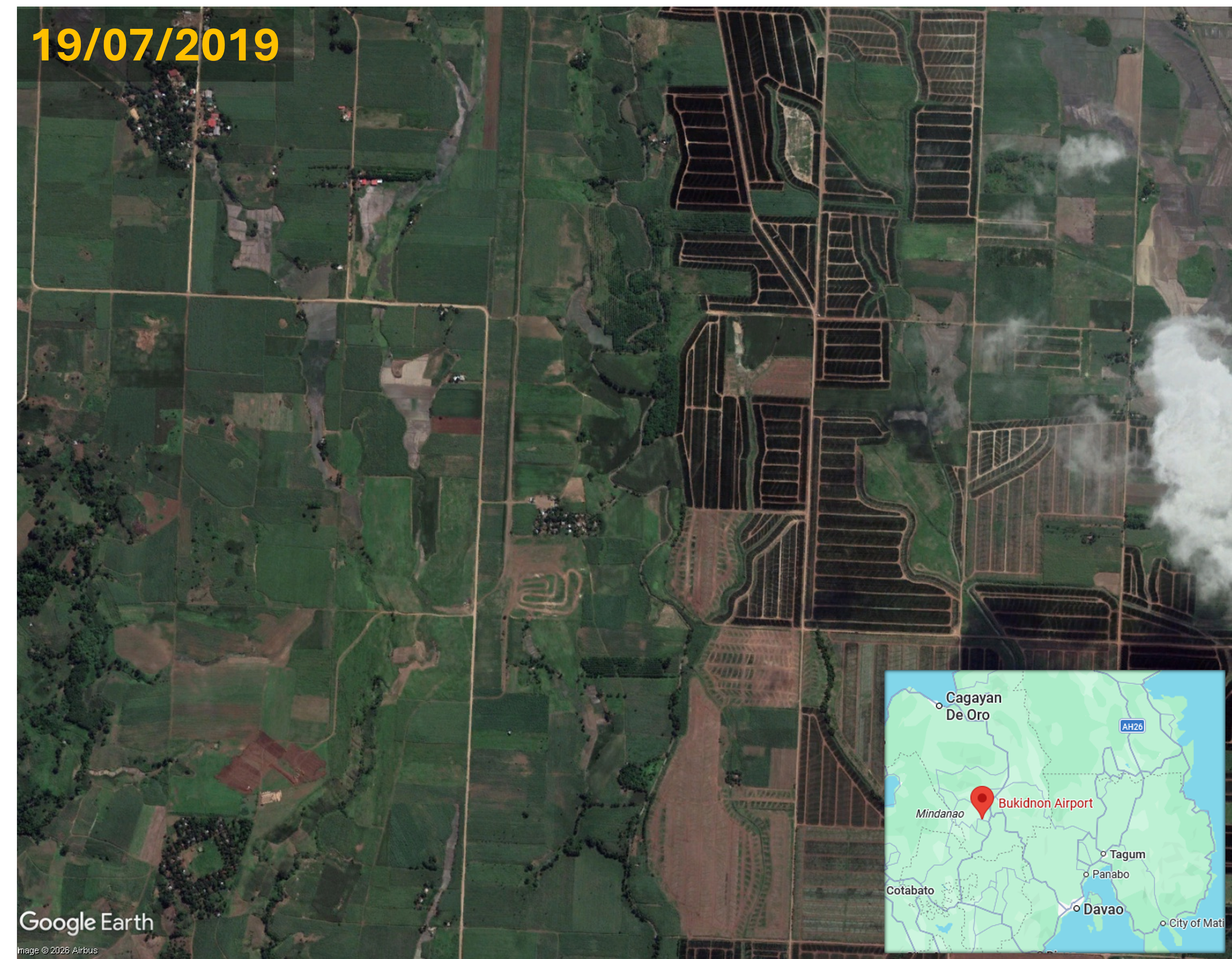 Bukidnon Airport site, aerial imagery 19/07/2019